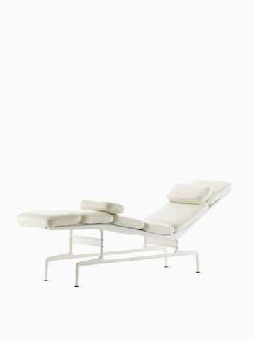 White Eames Chaise.