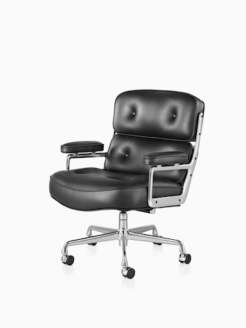 Black Eames Executive Chair. Select to go to the Eames Executive Chairs product page.
