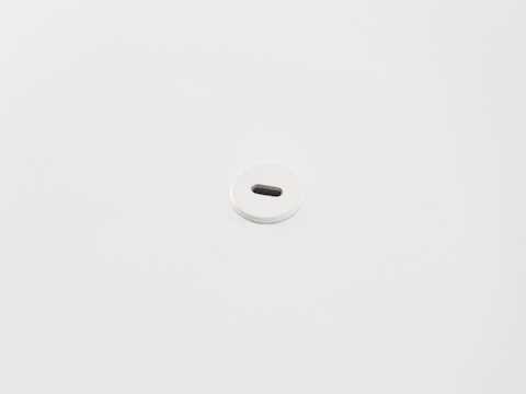 Ello Micro surface-integrated single port USB-C power solution shown in white.