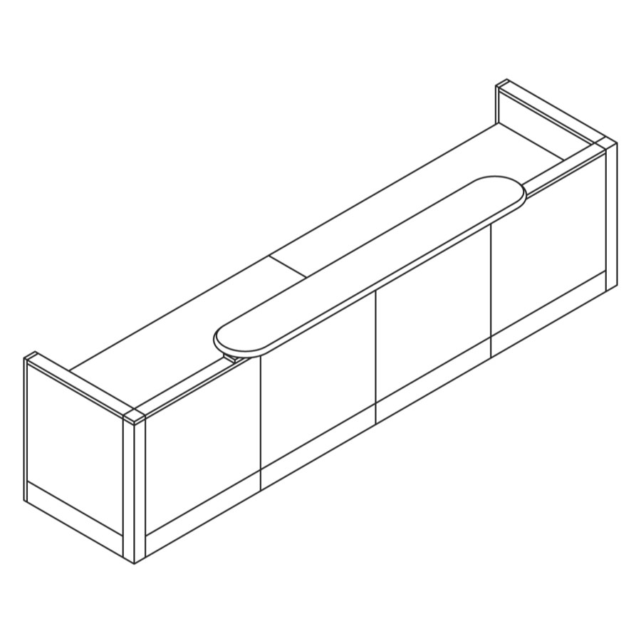 A line drawing of Ethospace Nurses Station.