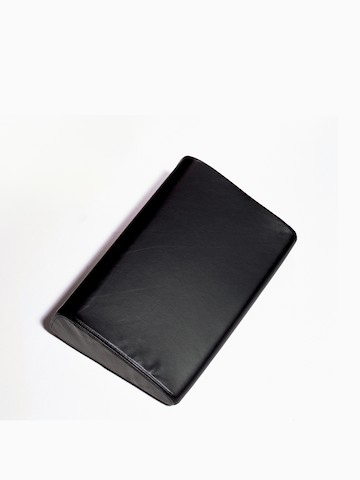 A black Foot Pillow.