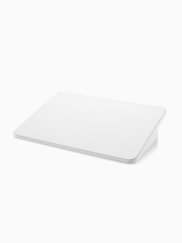 A white Formwork Media Stand. Select to go to the Formwork Media Stand product page.