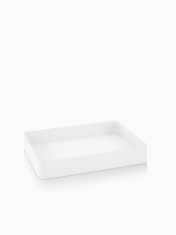 A white Formwork Short Bin.