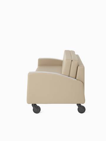 Gemma Double Sleep Sofa, viewed from the side.