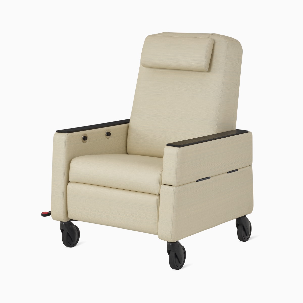 Gemma Recliner with internal and external replaceable components.