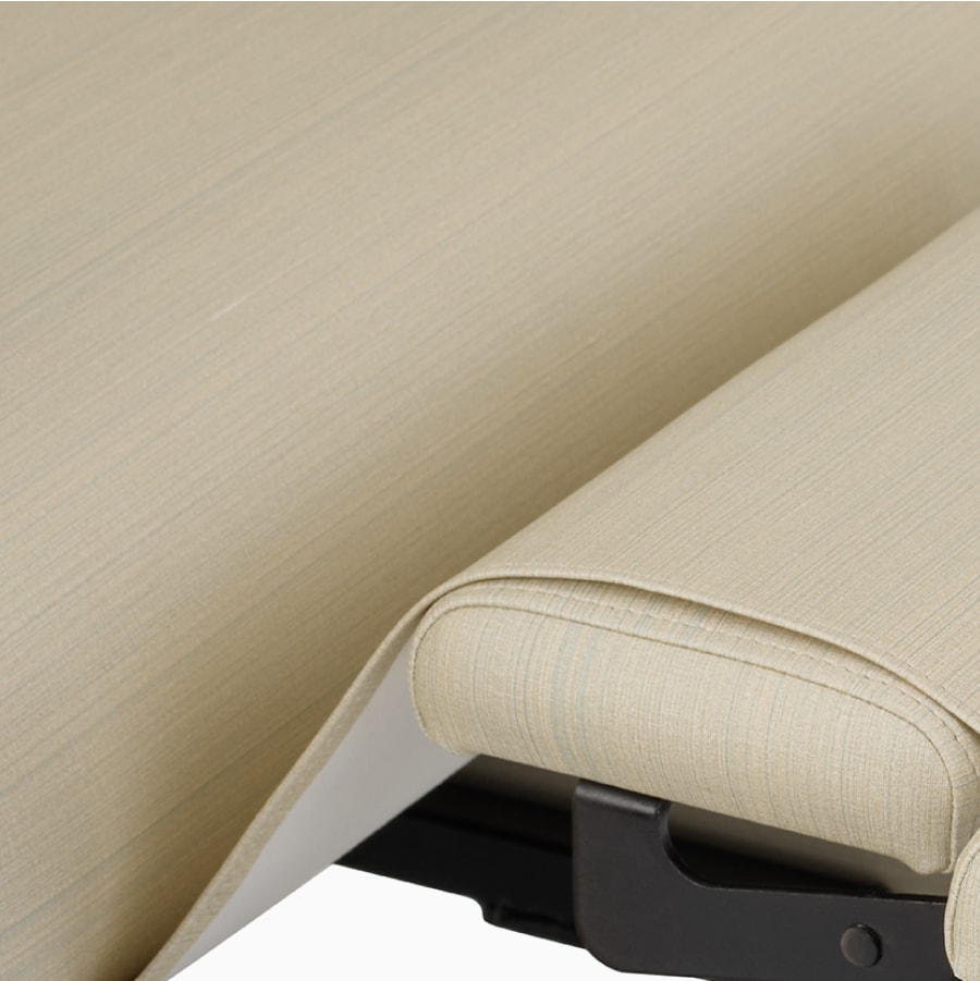 Removable cover detail on Gemma Recliner.