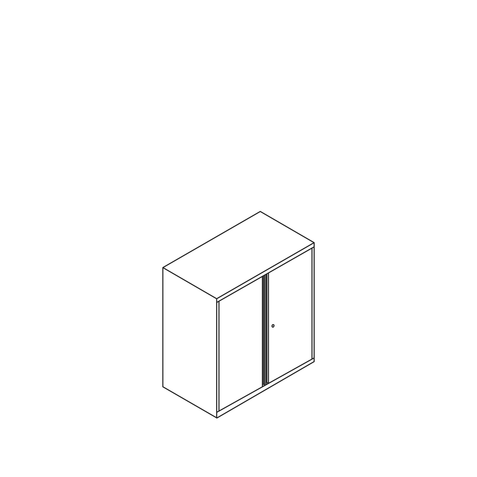 A line drawing - Meridian Storage Case