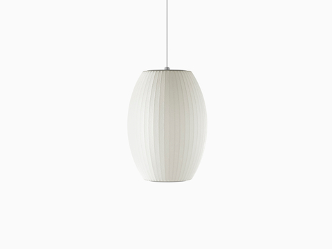 A small Nelson Cigar Bubble Pendant hanging lamp.