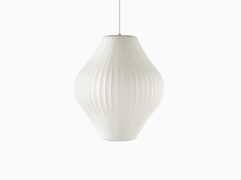A large Nelson Pear Bubble Pendant lamp.