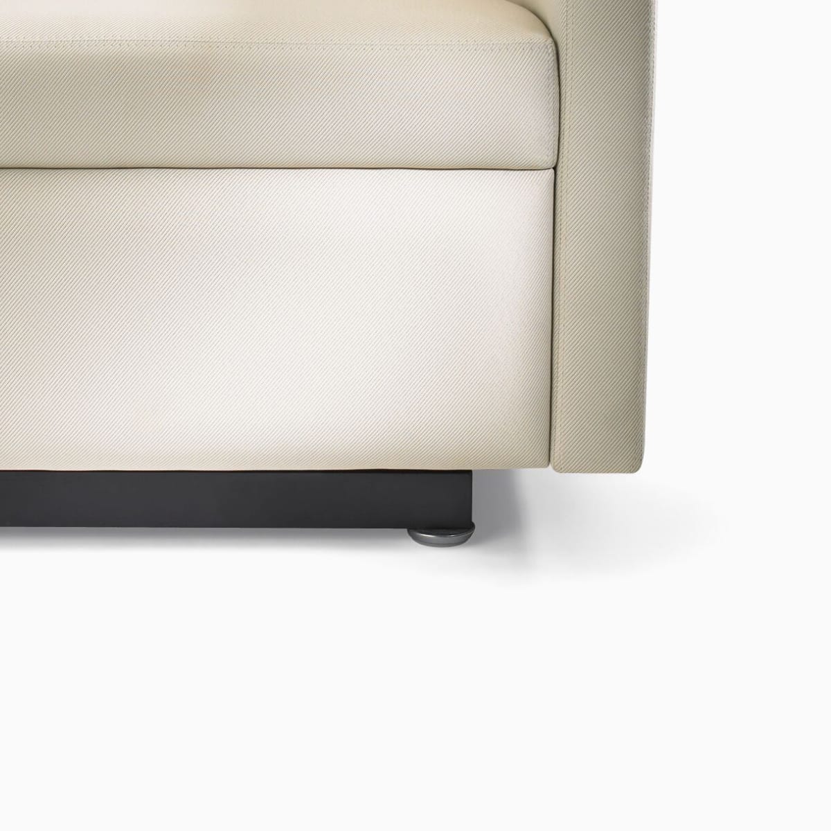 Detail of the glides on a Nemschoff Culla Reclining Glider.