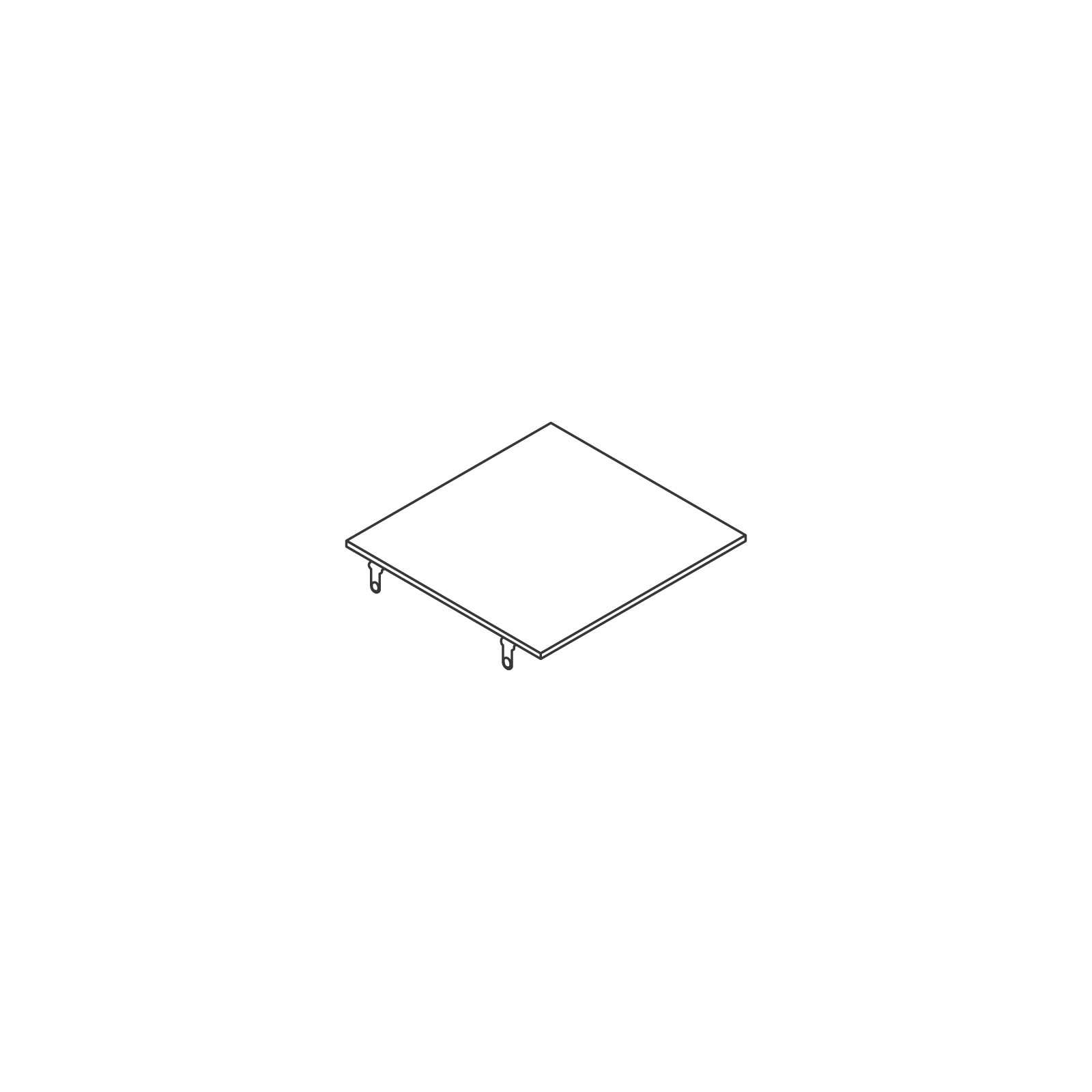 A line drawing - Nemschoff Easton Multiple Seating–Spanner Table