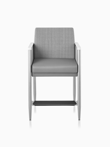 Three-quarter view of a gray Palisade Easy Access Chair.