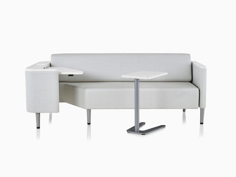 Front view of Palisade Flop Sofa on white sweep.