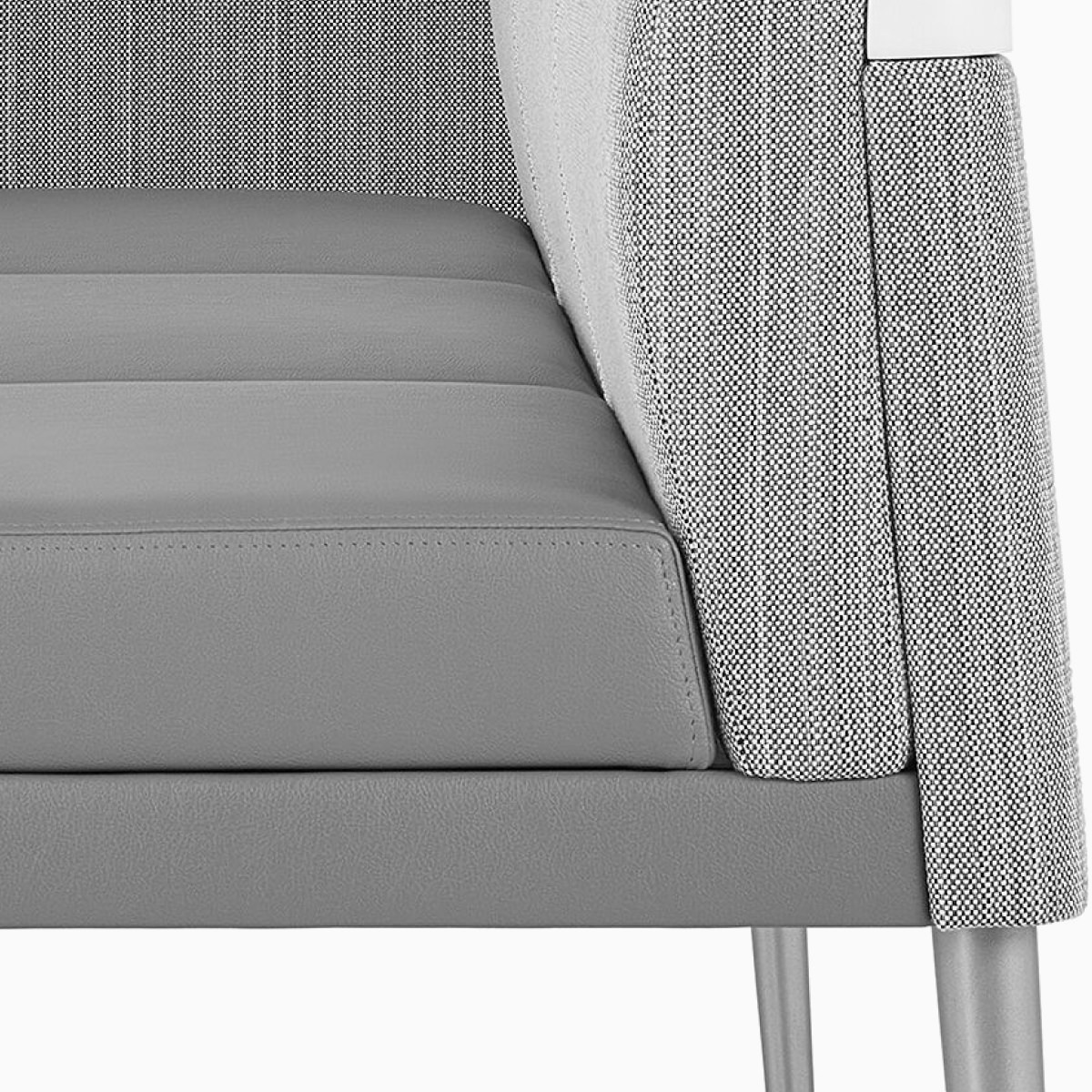 Nemschoff Palisade Multiple Seating with a cropped view of the seat back and cushion.