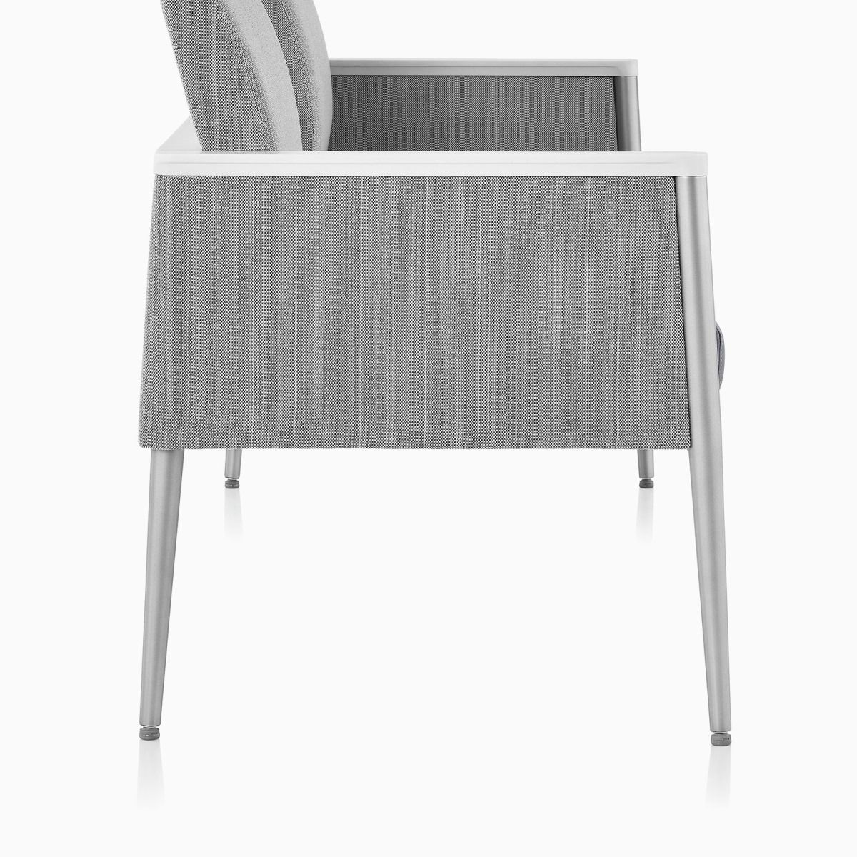 Wall-saver legs on Nemschoff Palisade Multiple Seating.