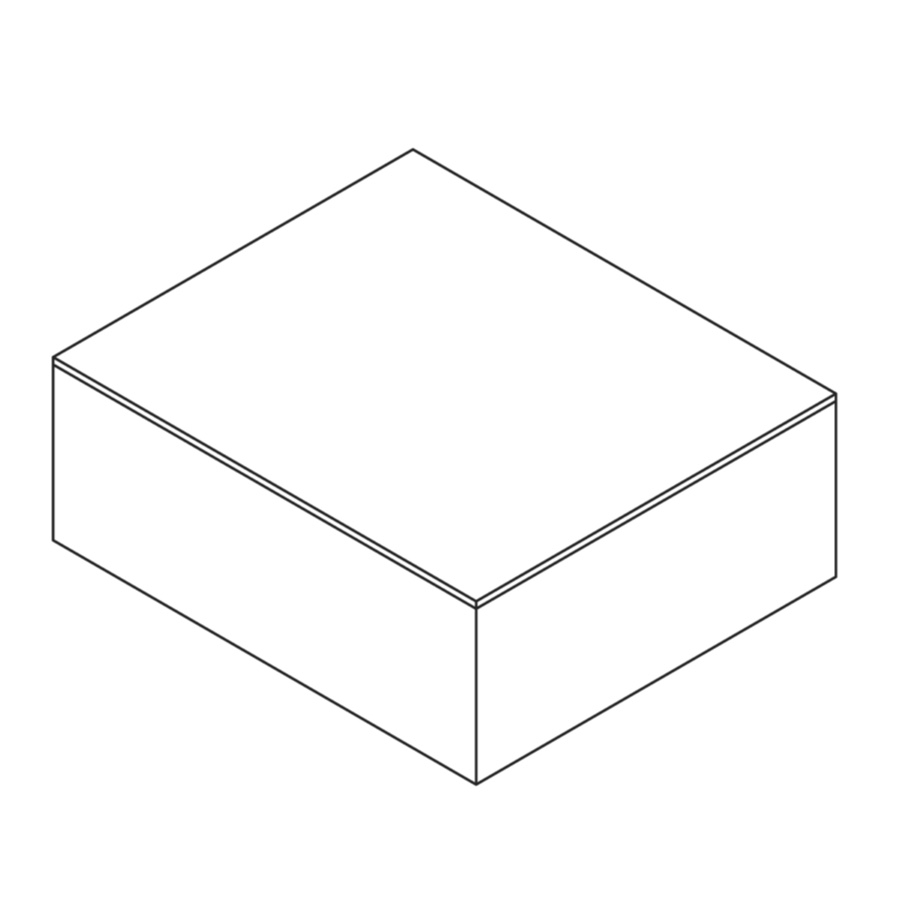 A line drawing - Nemschoff Steps Inline Table–Square