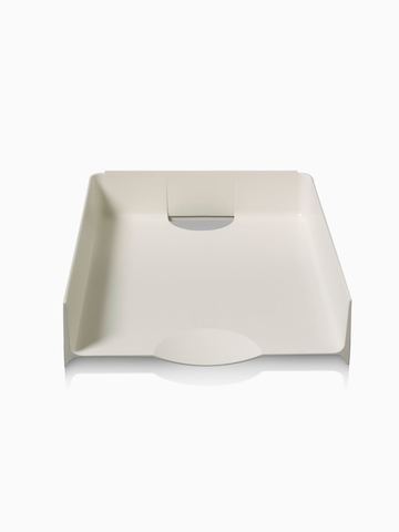 A putty-colored Paper Tray.
