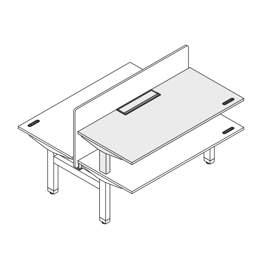 线描图 - Ratio–背靠背式