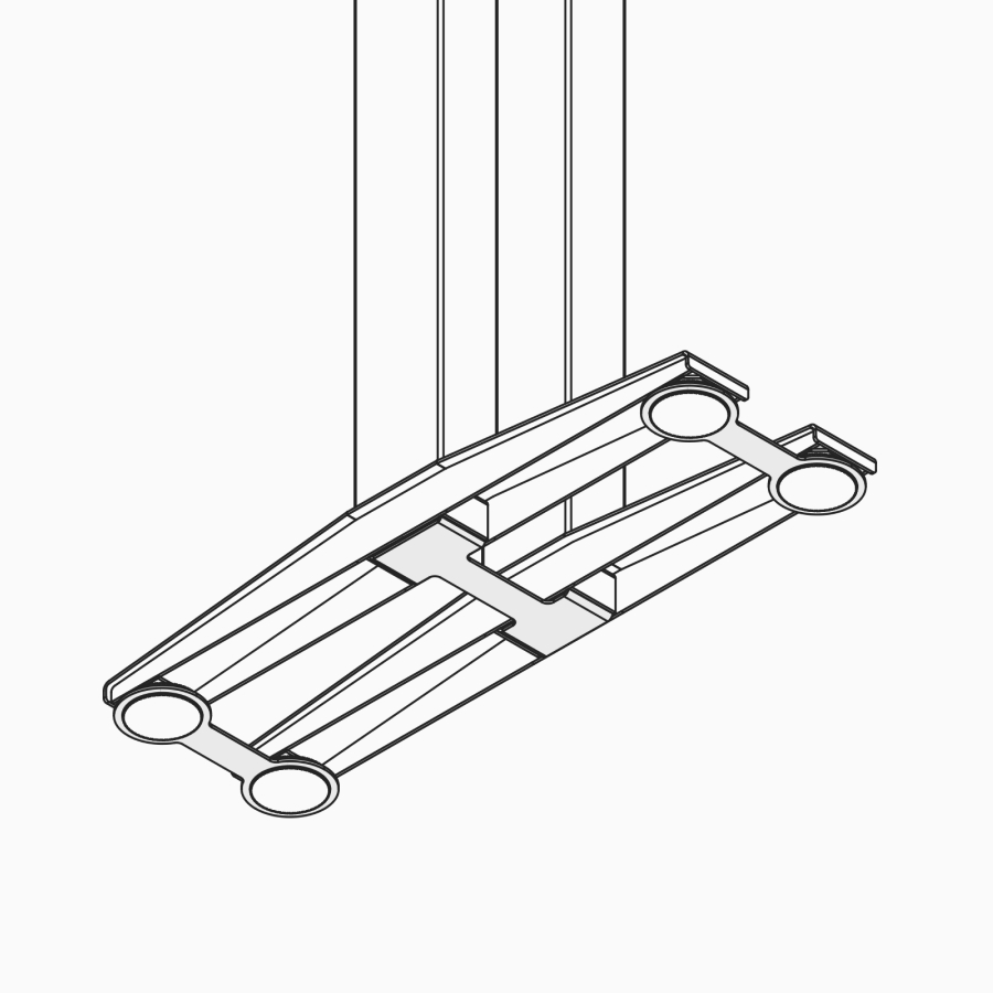 线描图：Ratio的间距板。