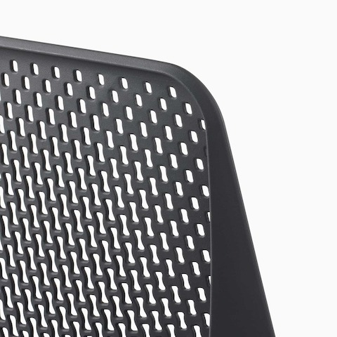 Primo piano dello schienale TriFlex di una seduta Verus.