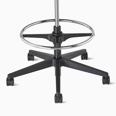 A close-up view of a Verus Stool base.