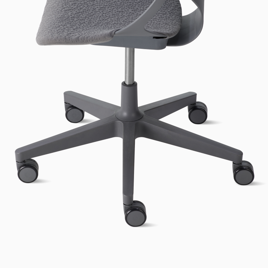 Front view of Zeph Chair's 5-star base