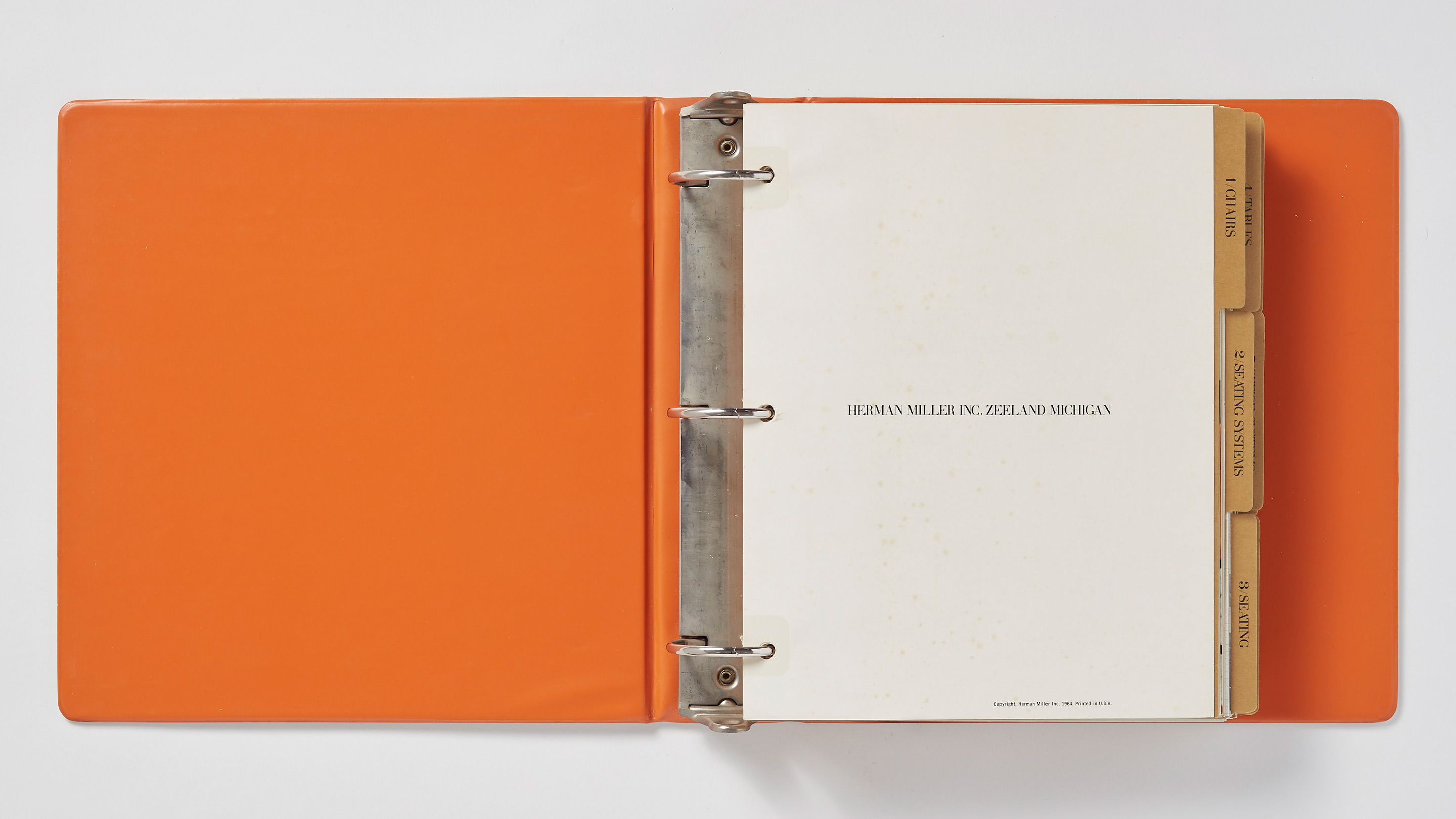Herman Miller catalog designed by Tomoko Miho, 1964