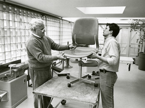 Stumpf in his Winona, WI design studio.