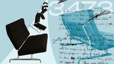 Eames 3473 Sofa, 1964-1973